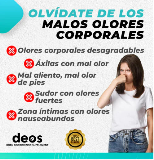 DEOS Suplemento desodorante corporal