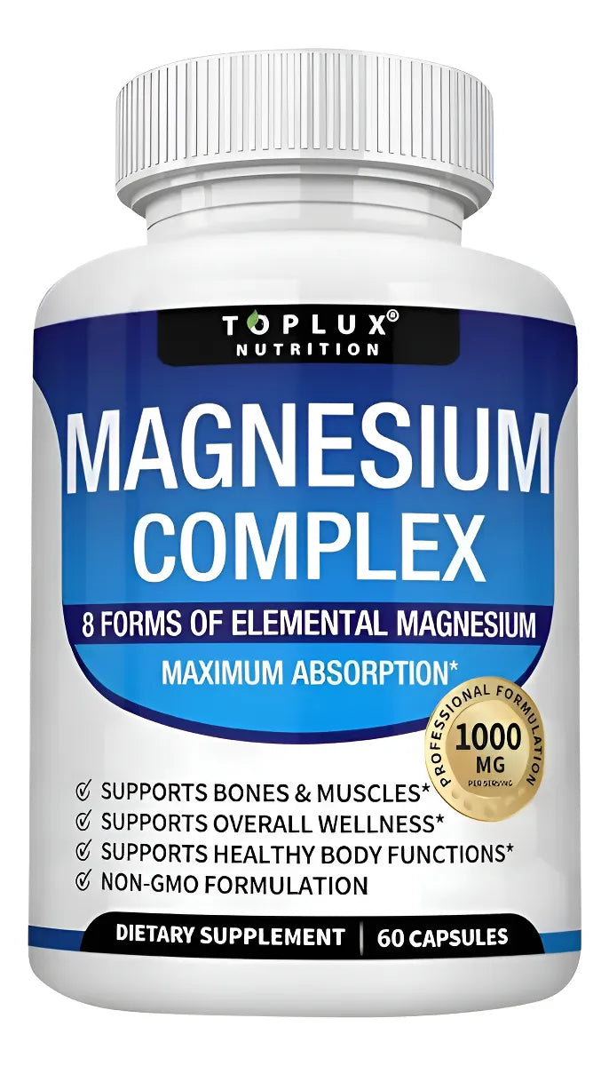 Magnesium Complex Toplux 1000mg 90 Cápsulas